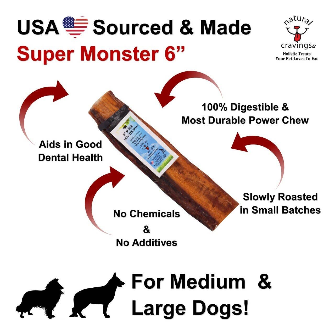 Bully Stick Super Monster USA 12"  Image