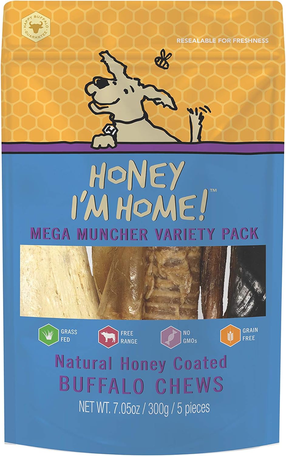Honey I'M Home Buffalo Chews Mega Muncher Variety Pack  Image