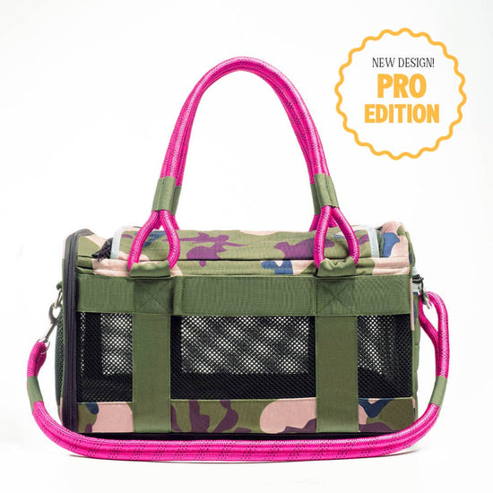 ROVERLUND - OUT-OF-OFFICE PET CARRIER PRO EDITION CAMO / MAGENTA Image