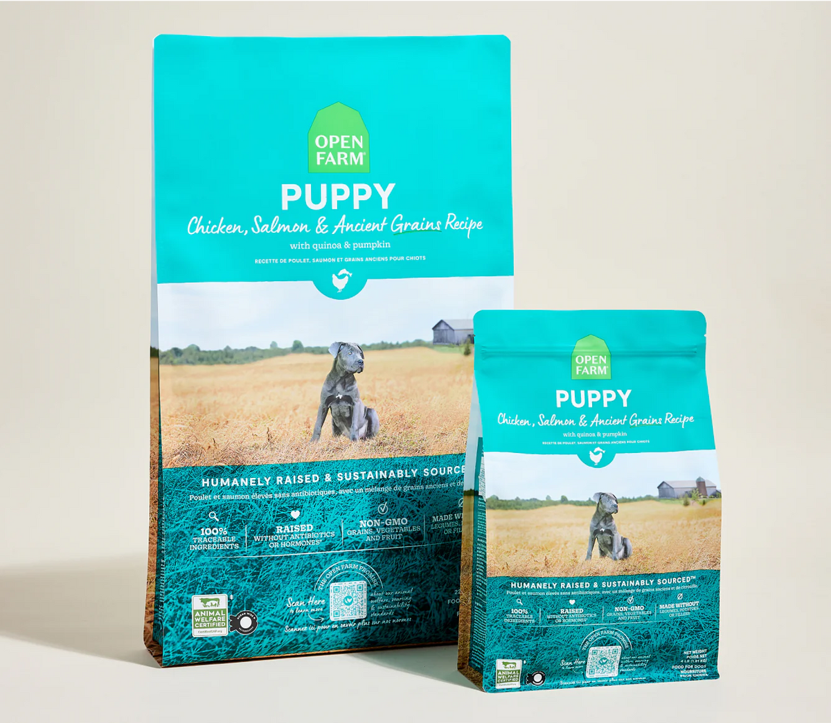 Open Farm Chicken & Salmon Ancient Grains Puppy Kibble – The Dog Bar - Paleo Grain Free Dog Kibble With Egg And Salmon