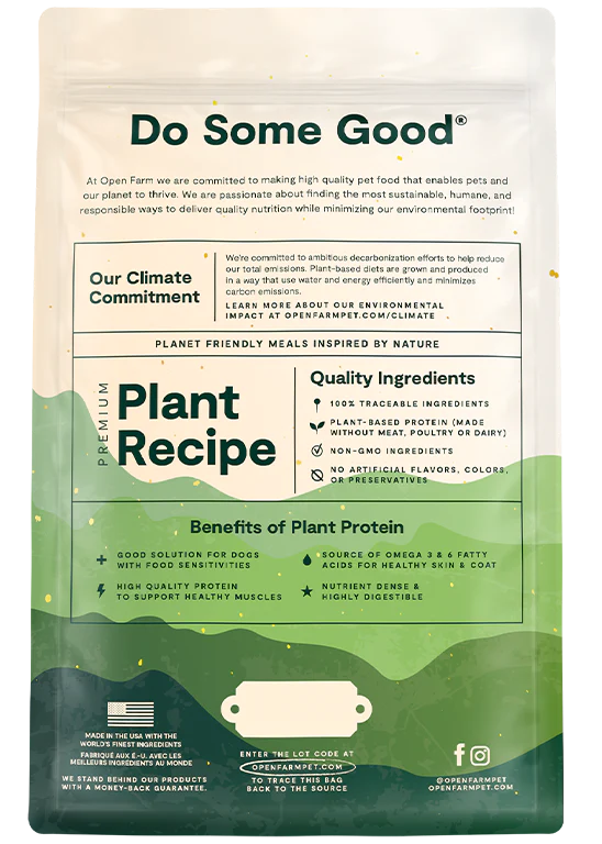 Open Farm Kind Earth Premium Plant Kibble Recipe  Image