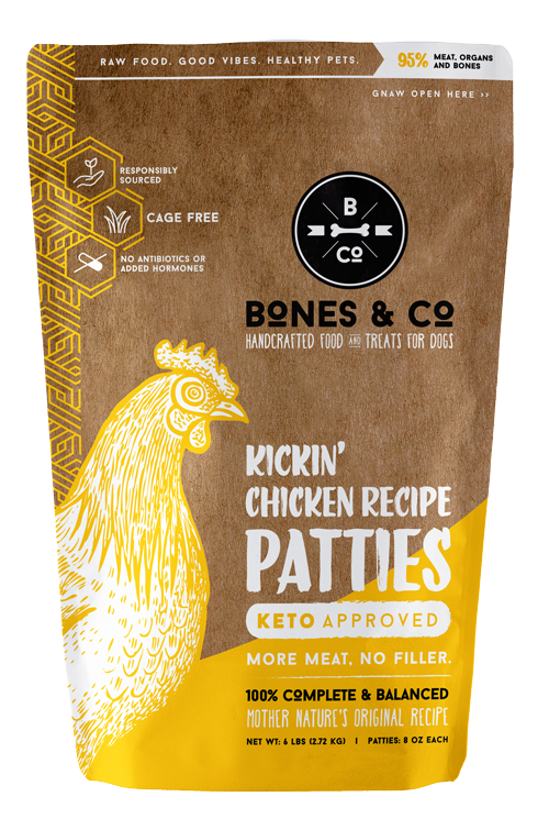 Bones & Co. Raw Frozen Dog Food Kickin' Chicken Image