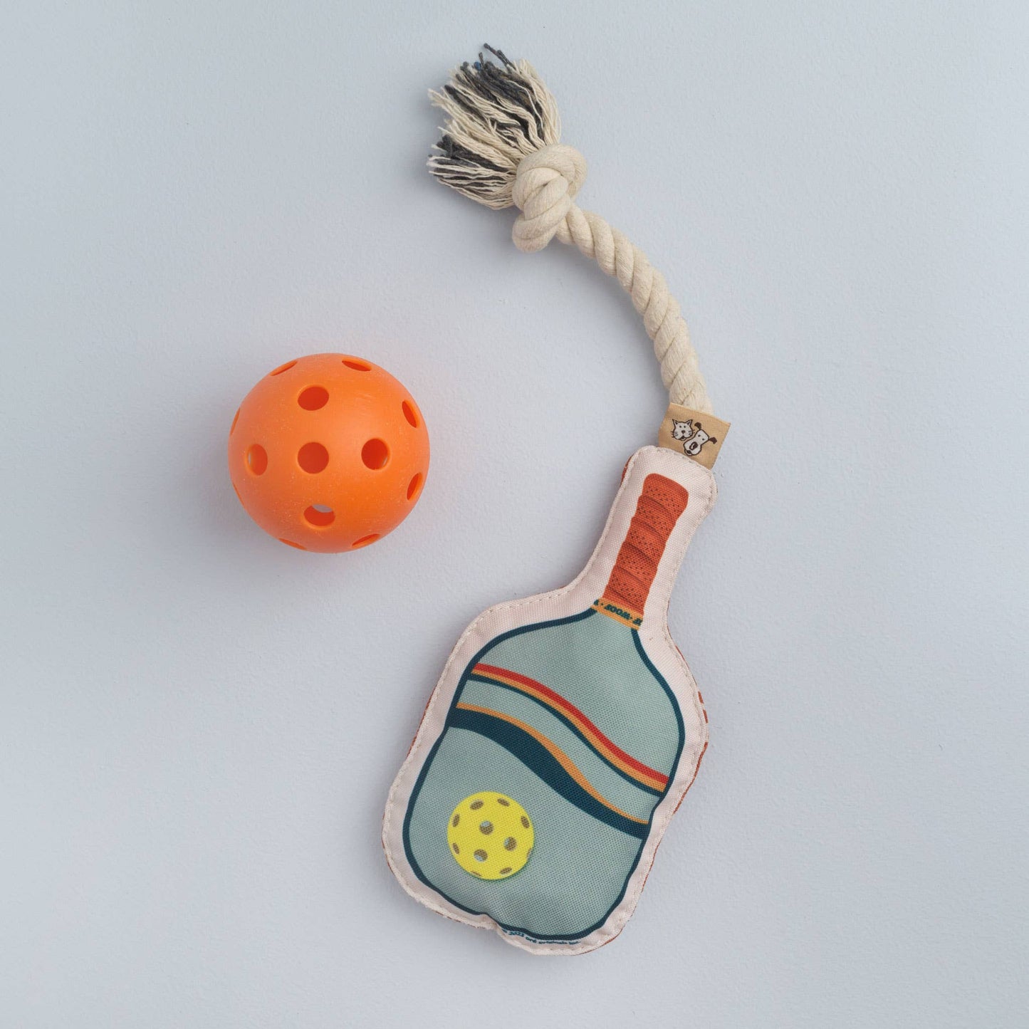 Speckle and Spot by Ore’ Originals - Rope Dog Toy | Pickleball  Image