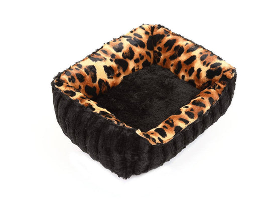 Baylee Nasco - Big Cat with Black Shag & Mink Lounge Bed  Image