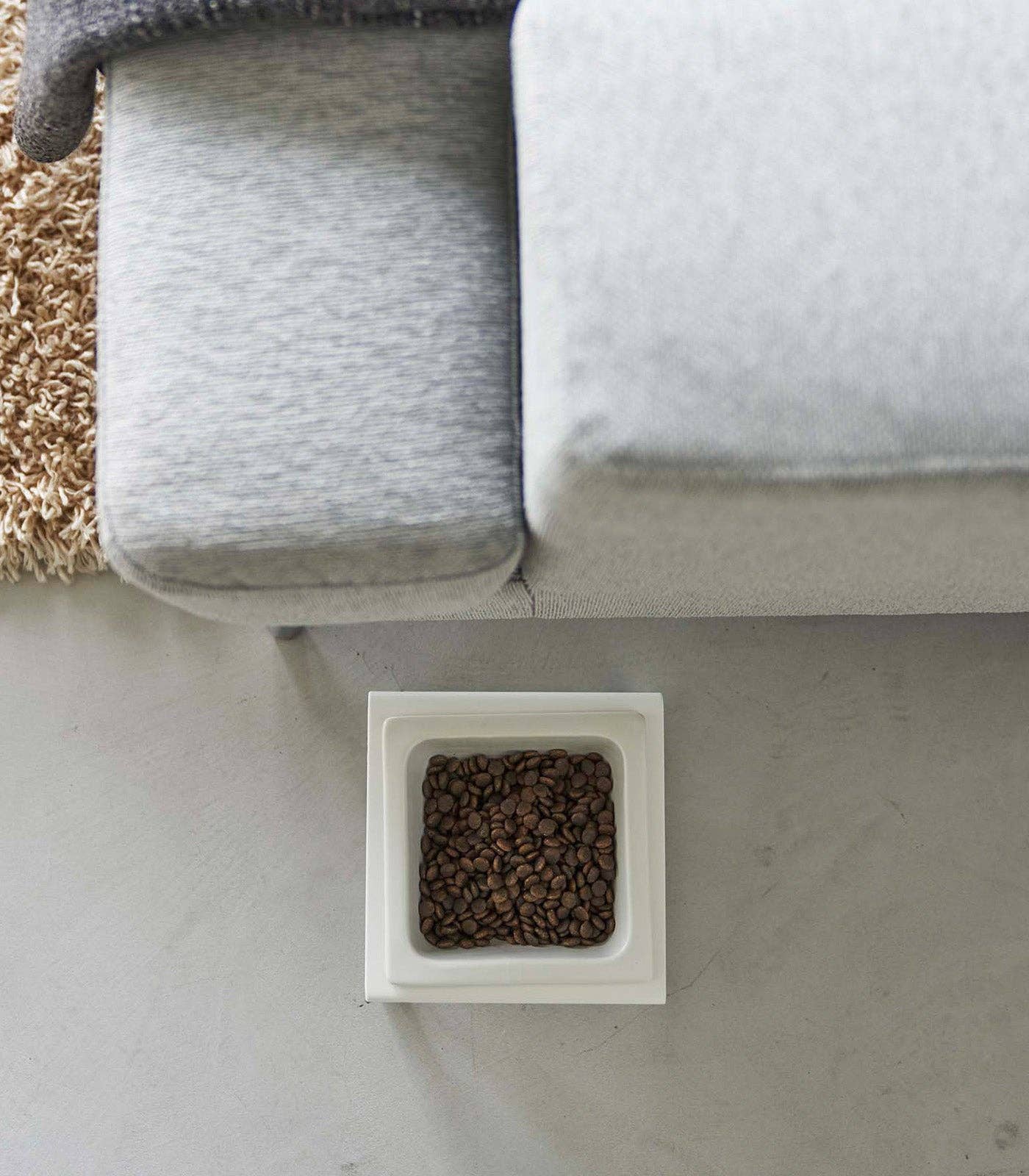 Yamazaki Home - Single Pet Food Bowl - Steel + Ceramic / Short  Image
