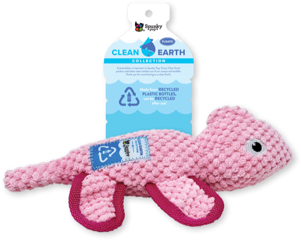 Spunky Pup - Clean Earth Recycled Plush Toys - 100% Sustainable: Small / Manatee  Image