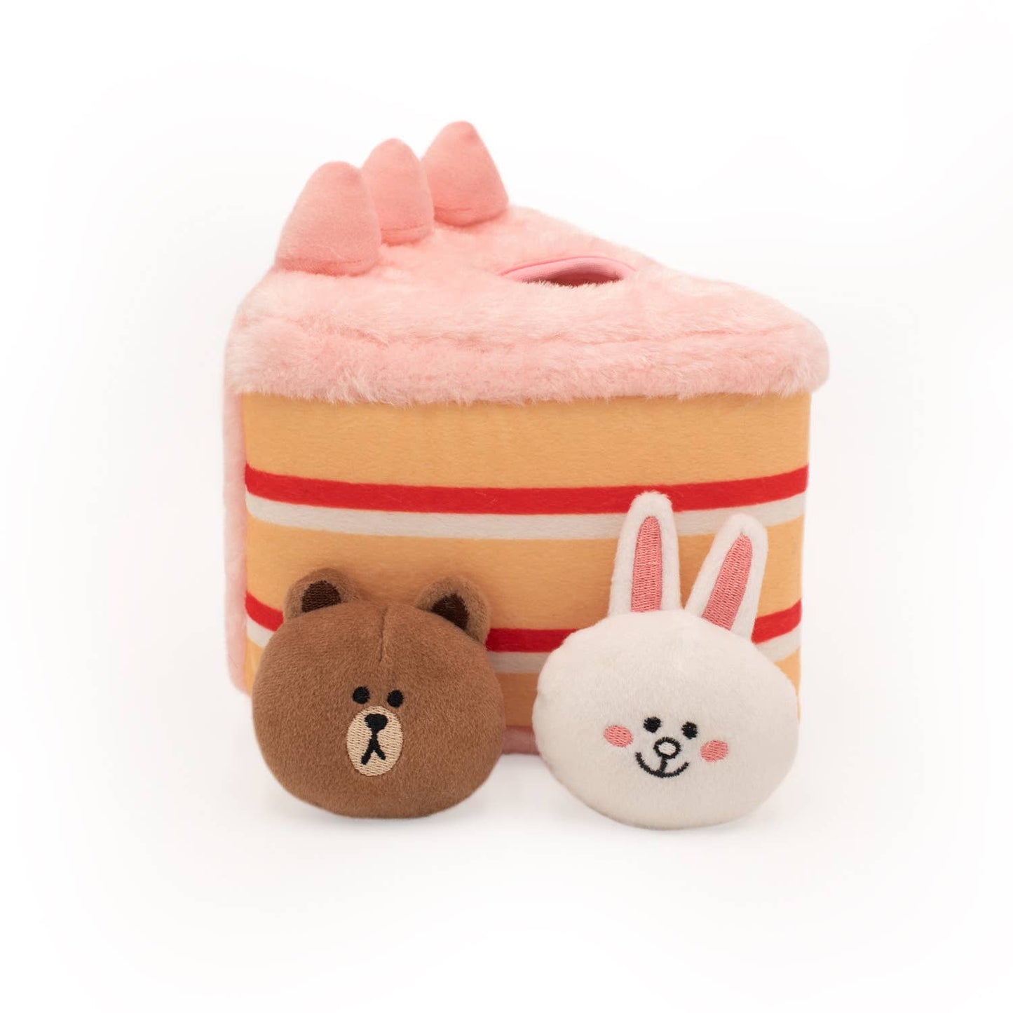 ZippyPaws - Zippy Burrow™ - Brown and Friends in Cake (U.S. SALE ONLY)  Image