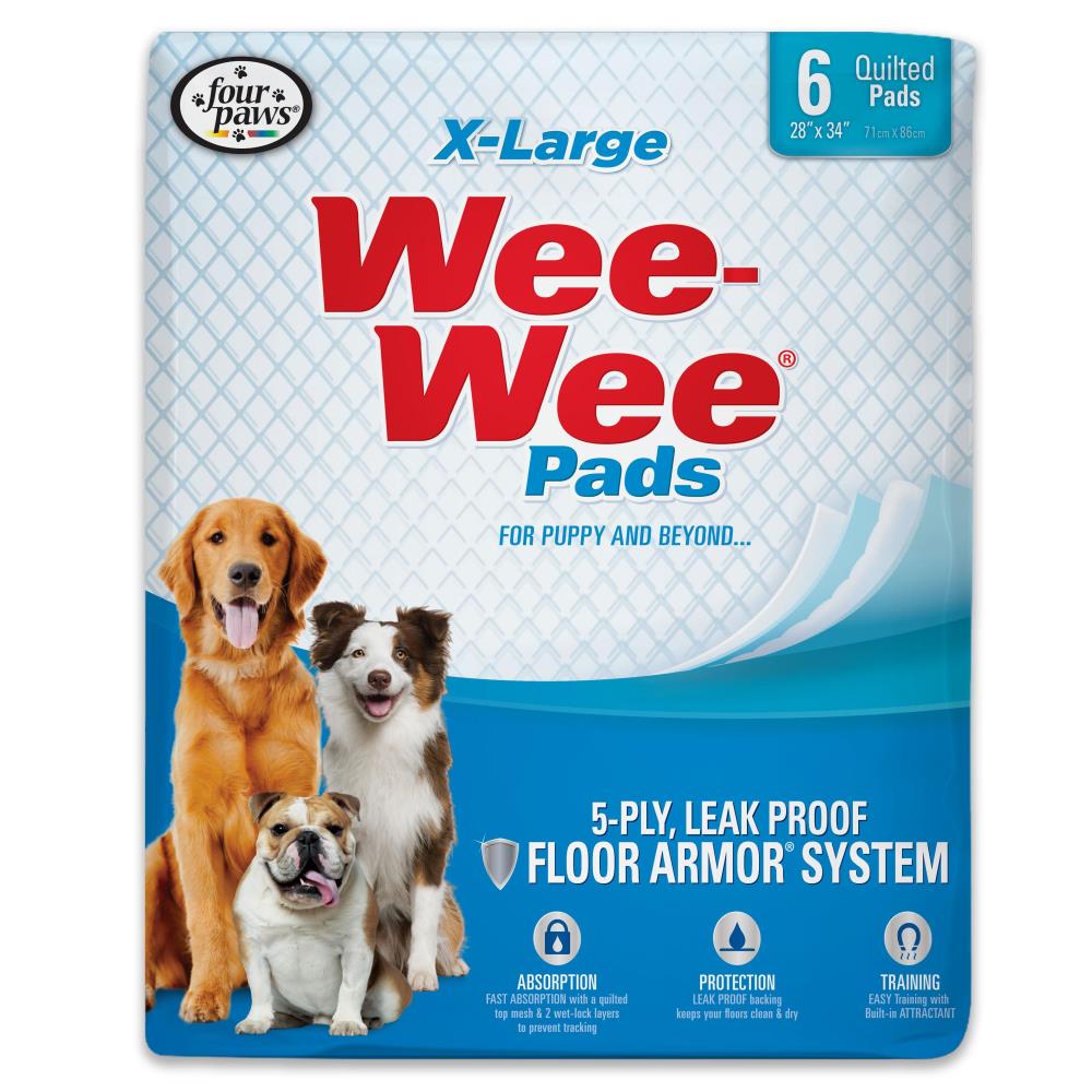 Wee-Wee Superior Performance X-Large Pee Pads for Dogs  Image