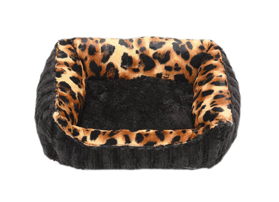 Baylee Nasco - Big Cat with Black Shag & Mink Lounge Bed  Image