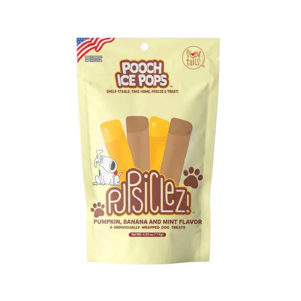 Pupsiclez Pumpkin, Banana & Mint Ice Pops for Dogs  Image