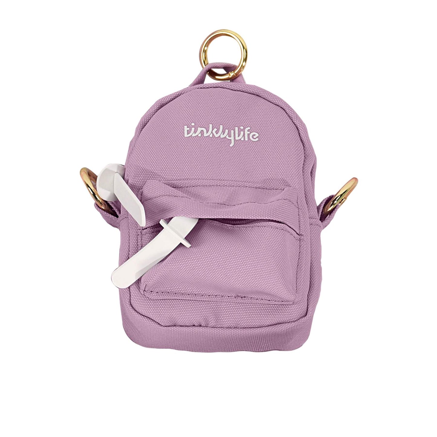 Rainbow Mini Dog Backpacks Purple Image