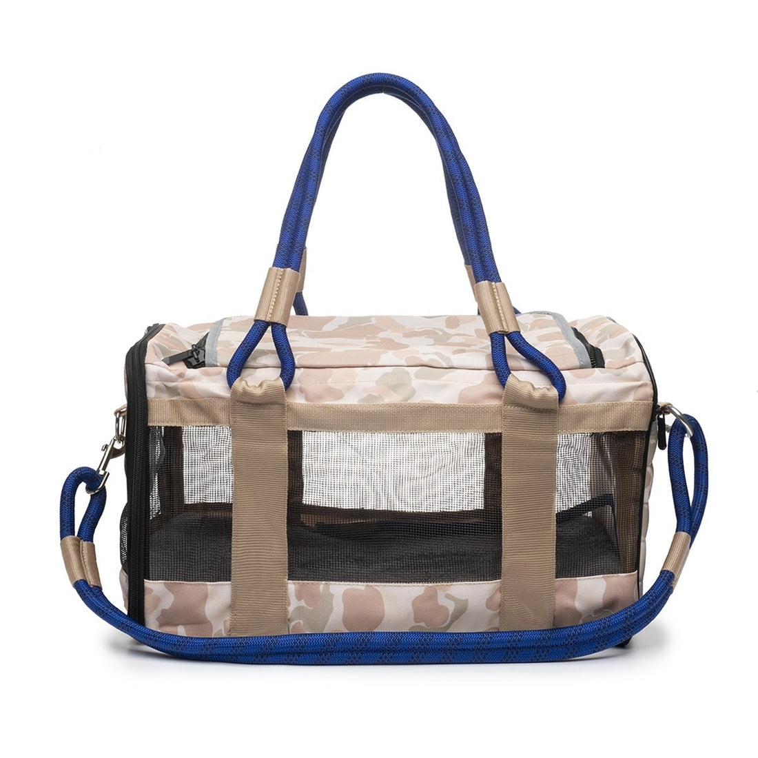 Roverlund Out-of-Office Pet Carrier Desert Camo (w/ Blue) Image