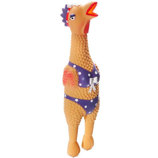 Outward Hound Squawkers Latex Rubber Henrietta Chicken Large  Image