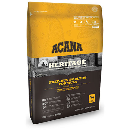 Acana Heritage Free-Run Poultry Dry Dog Food (Grain-Free) Small - 4.5 lbs Image