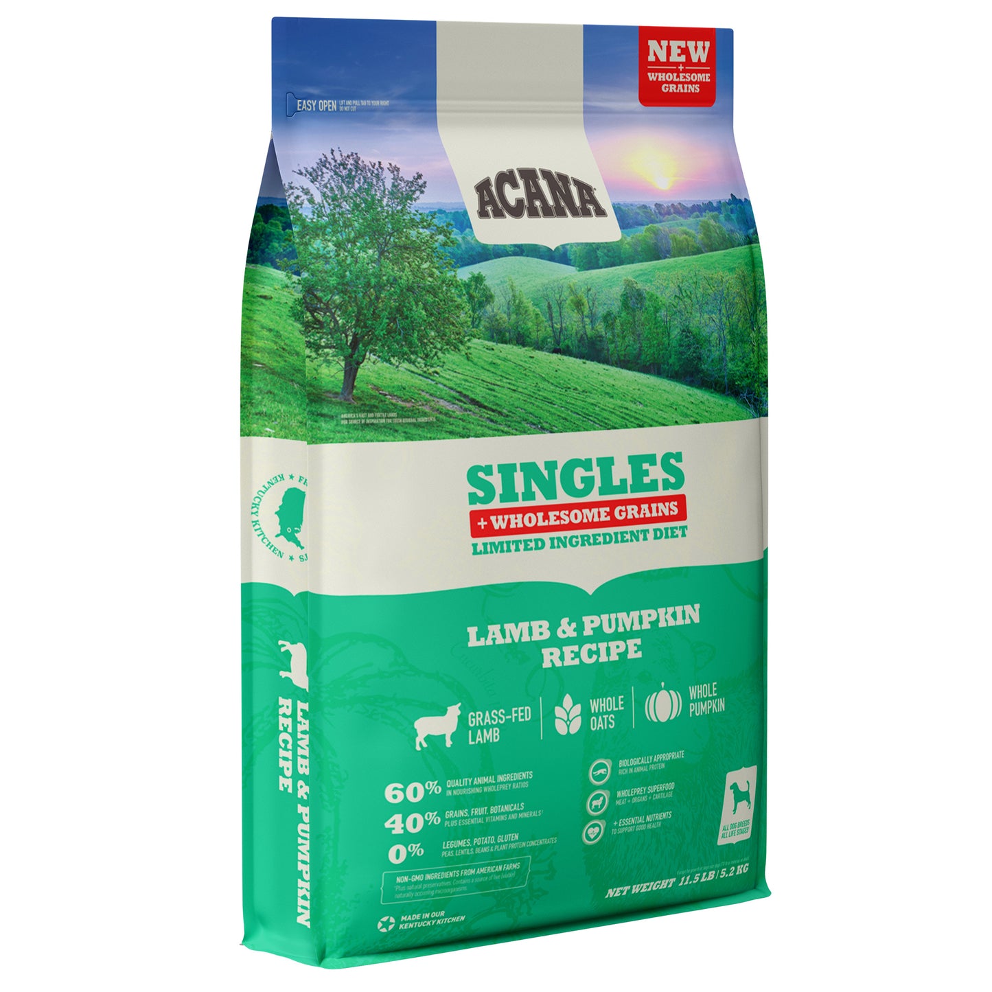 Acana Singles Lamb and Pumpkin with Wholesome Grains Dry Dog Food  Image