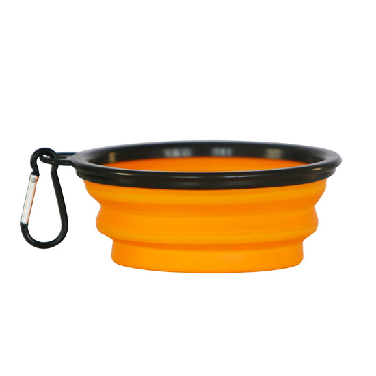 Alpha Paw Inc.  Collapsible Water Bowls Orange Image