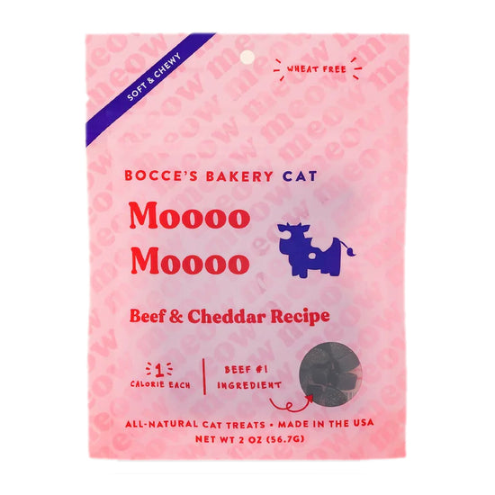 Bocce's Bakery Moooo Moooo Soft & Chewy Cat Treats  Image