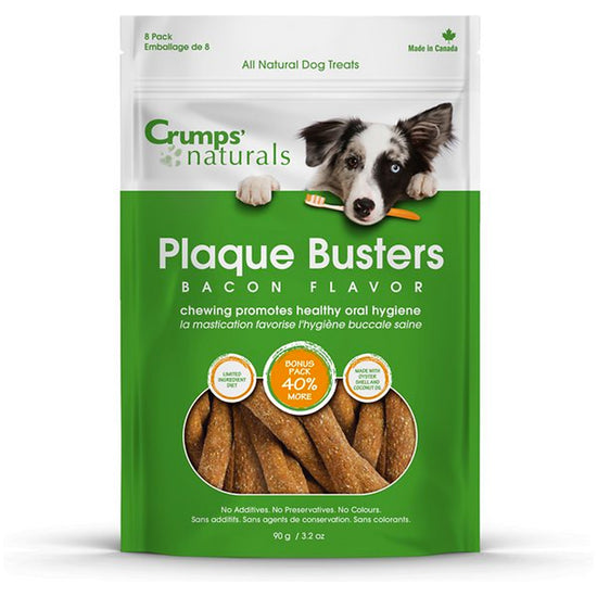 Crumps' Naturals Bacon Plaque Busters Treats  Image