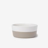Waggo Color-Dipped Ceramic Bowls Light Grey Image