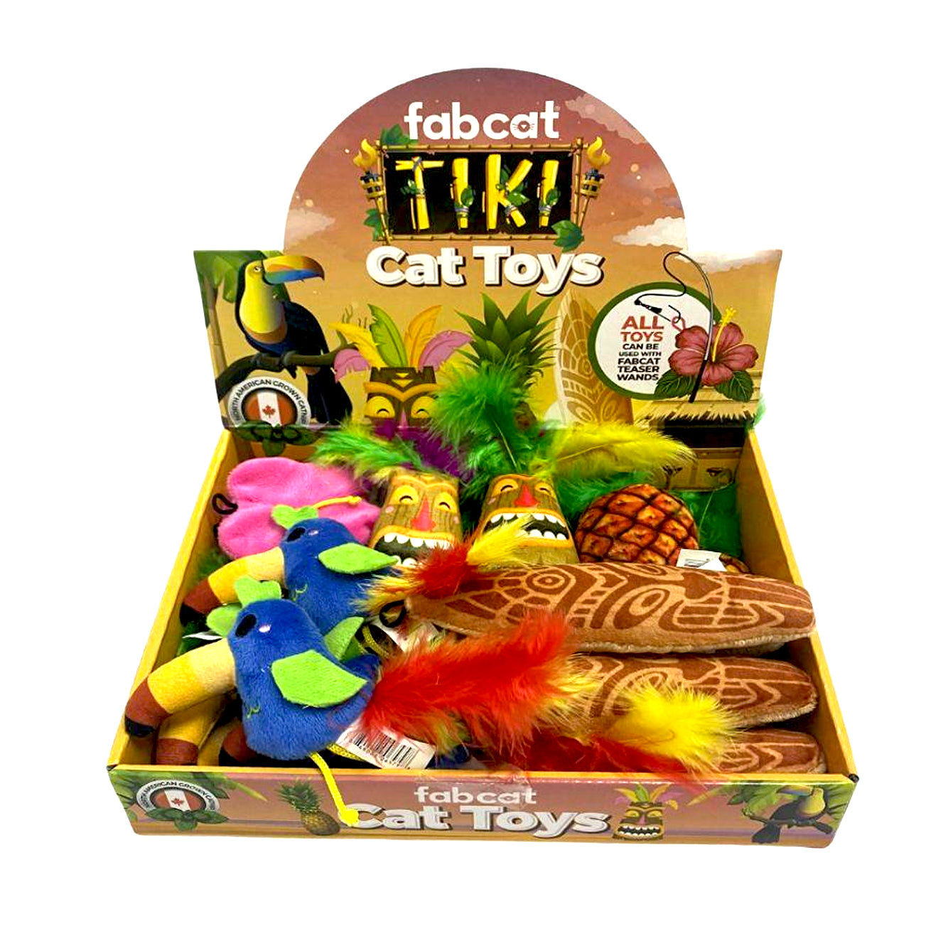 Fabcat Tiki Cat Toys  Image