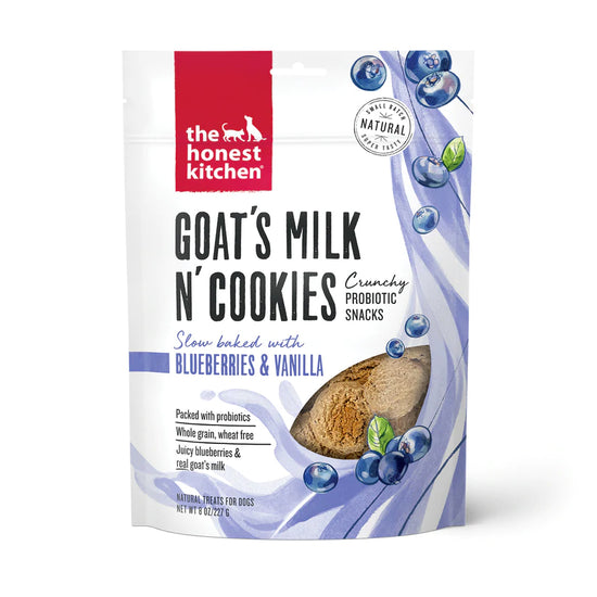 The Honest Kitchen Goat's Milk n' Cookies Treats Blueberry & Vanilla Image