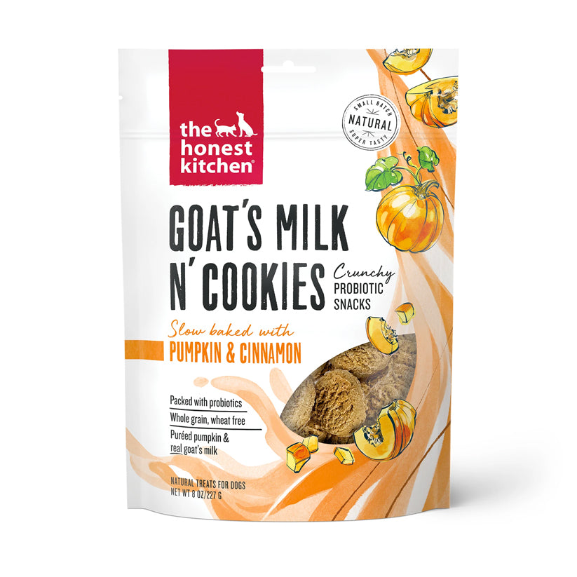 The Honest Kitchen Goat's Milk n' Cookies Treats Pumpkin & Cinnamon Image