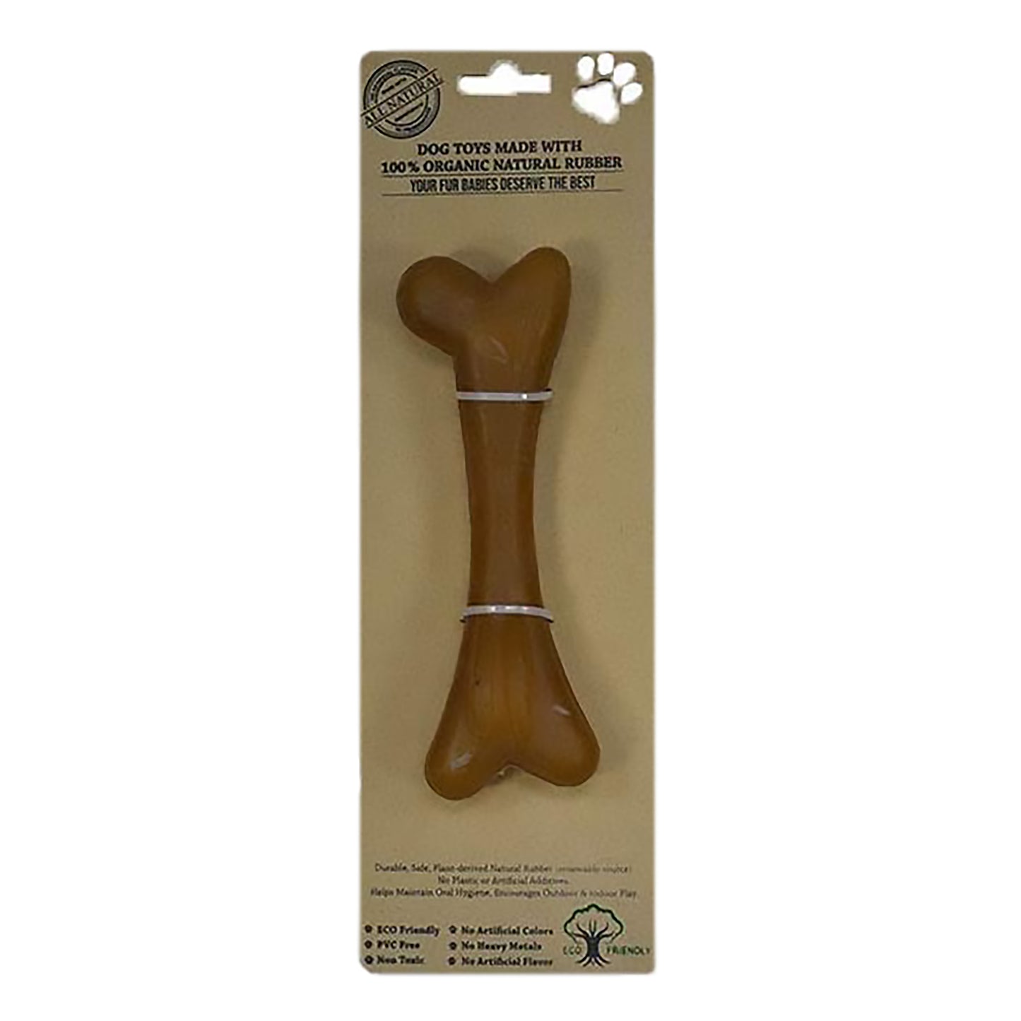Indipets Natural Rubber Bone Toys  Image
