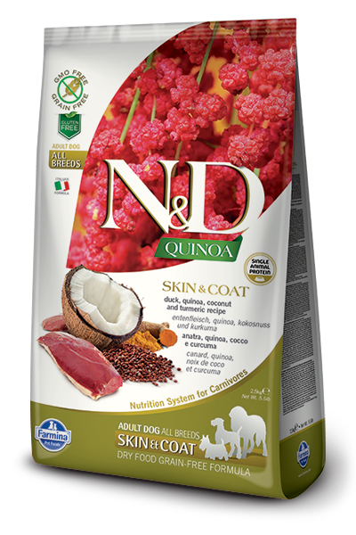 Farmina N&D Quinoa Skin and Coat Duck for Adults Dry Dog Food  Image