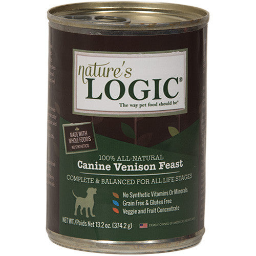 Nature's Logic Venison Canned Dog Food  Image