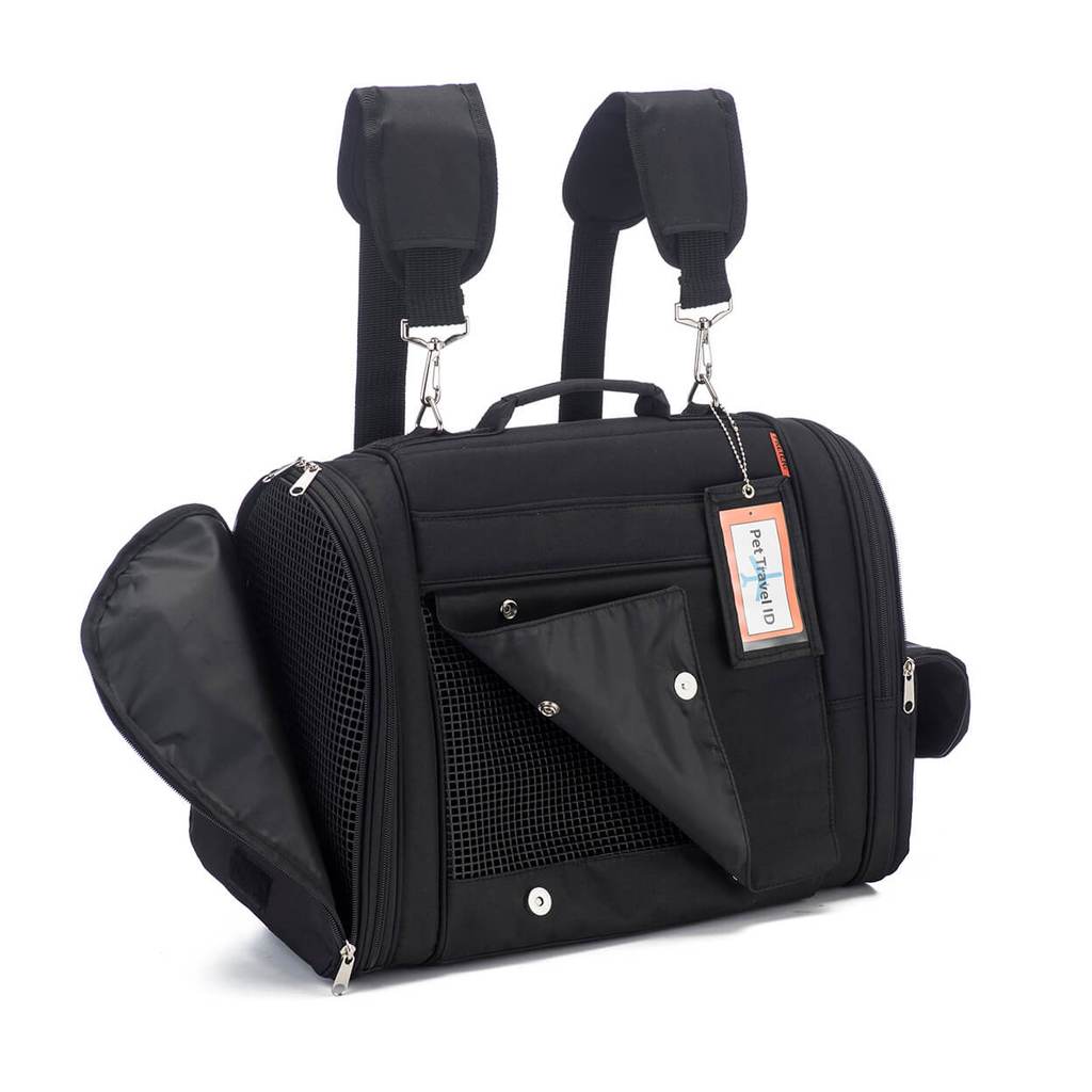 Prefer Pets Hideaway Backpack Carriers Black Image