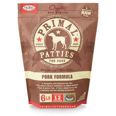 Primal Raw Patties for Dogs Pork Image