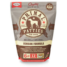 Primal Raw Patties for Dogs Venison Image