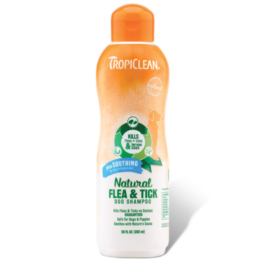 Tropiclean Soothing Natural Flea & Tick Shampoo  Image