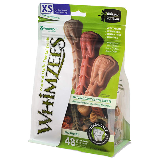 Whimzees Brushzees Daily Dental Chews Small Image