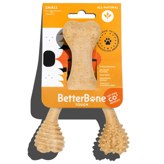 BetterBone - BetterBone TOUGH — DURABLE All-Natural Sustainable Chew Toy Small (dogs under 25 lbs) Image