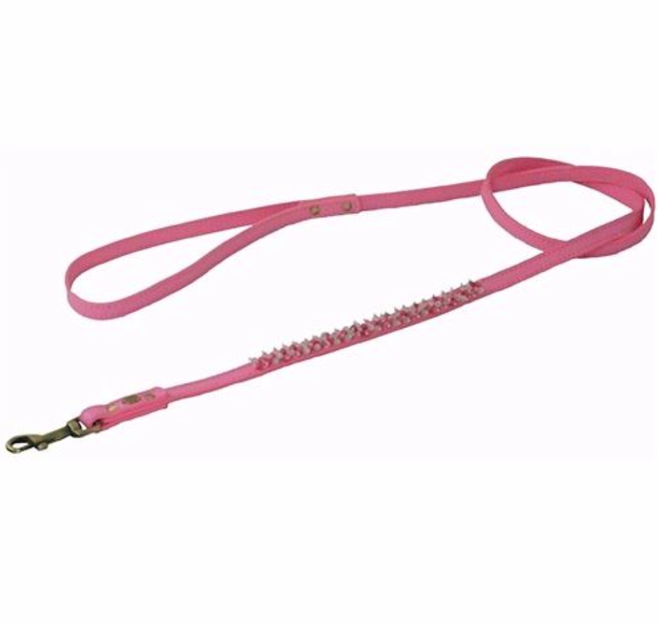 Dosha Dog - Mini Beaded Collar/Leash - Dark Pink, Quartz  Image