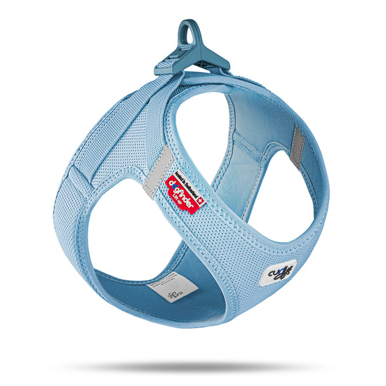 Load image into Gallery viewer, Harness Vest Curli Clasp Air - Mesh Sky Blue Image
