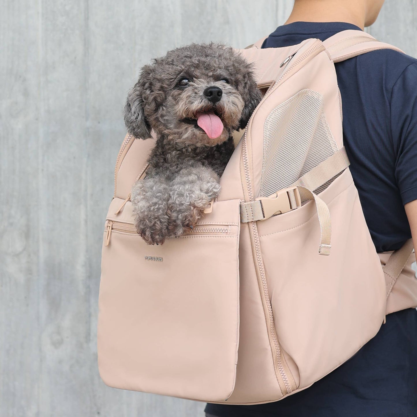 Pups & Bubs - Traveler Pet Carrier Backpack | Dog Carrier | Cat Carrier Desert Image