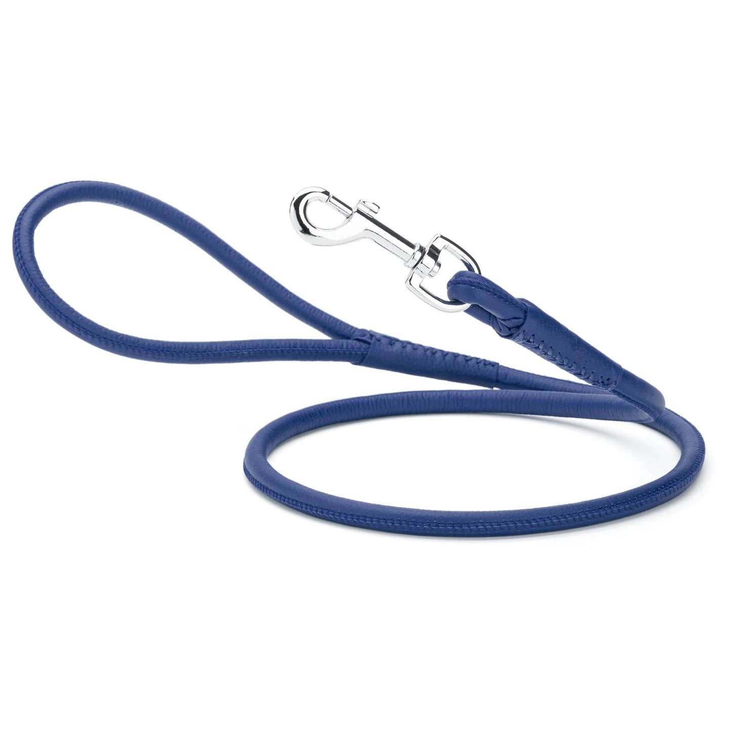 Dogline - Soft Leather Round Lead