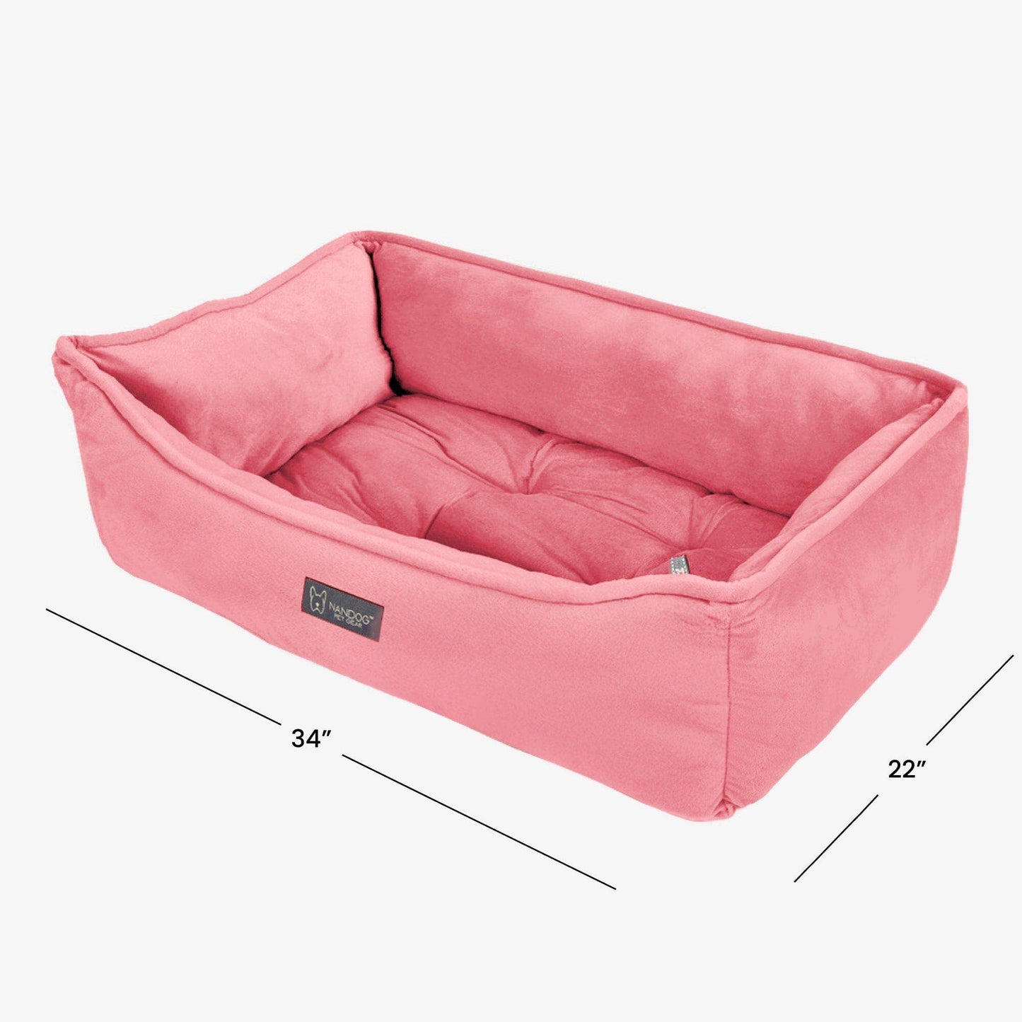 Nandog Pet Gear - Signature Bed in Electric Pink Image