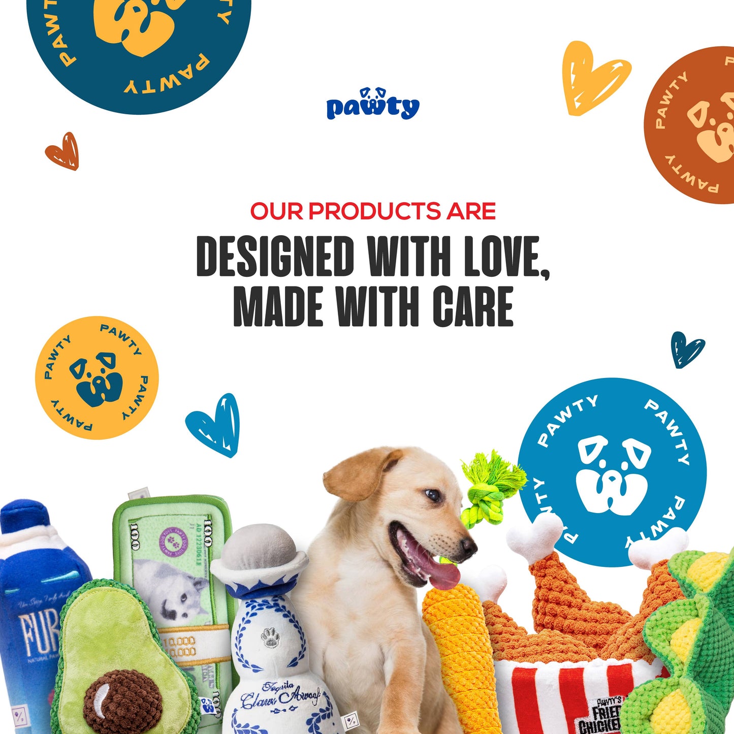 PAWTY Dog Toys - Dumbbell Image
