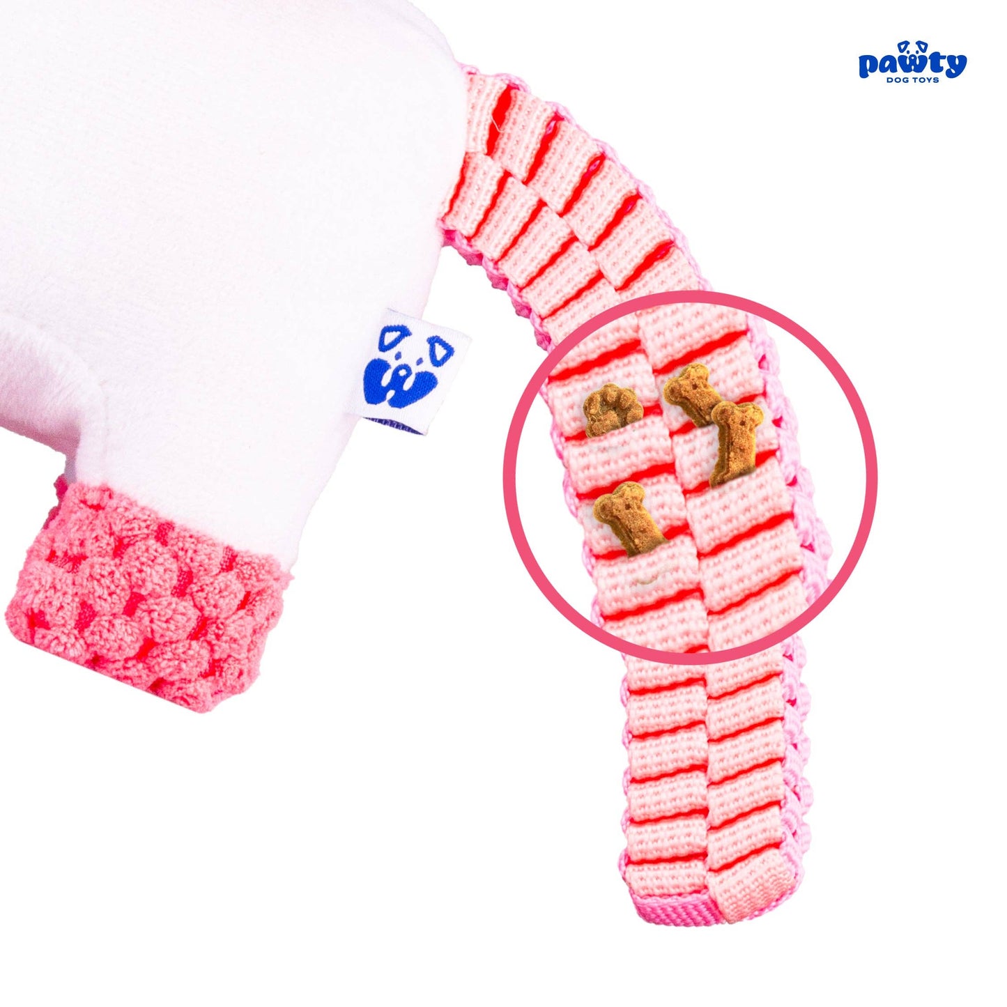 PAWTY Dog Toys - PAWTY Unicorn Dog Toy – Plush Magical Squeaky Toy with Crinkle Wings – Soft & Durable Chew Companion – Cute Fantasy Gift for Dogs – Ideal for Small & Medium Dogs Image