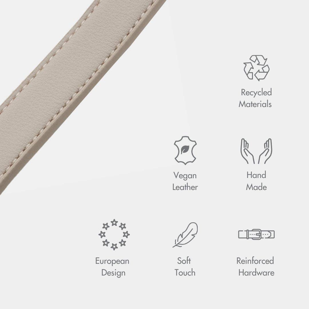 Nina Woof - Leash 4ft - Vegan Leather - Cupertino Image