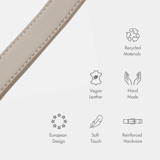 Nina Woof - Leash 4ft - Vegan Leather - Cupertino Image