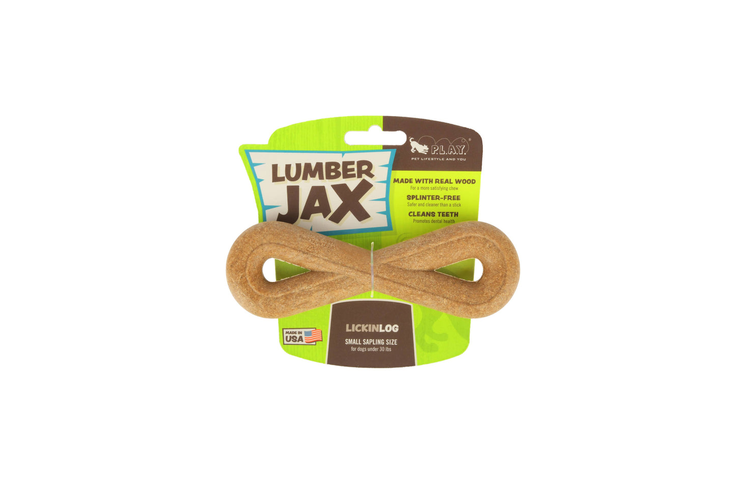 Load image into Gallery viewer, P.L.A.Y. Pet Lifestyle and You - ZoomieRex LumberJax Toy Small Image
