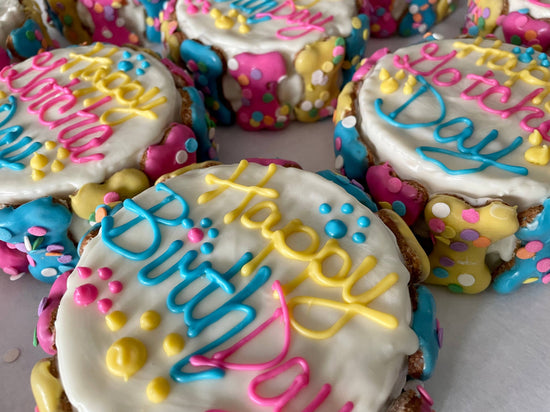 YumYum4DOGS - Confetti Mini Bones birthday doggie cake treats Image