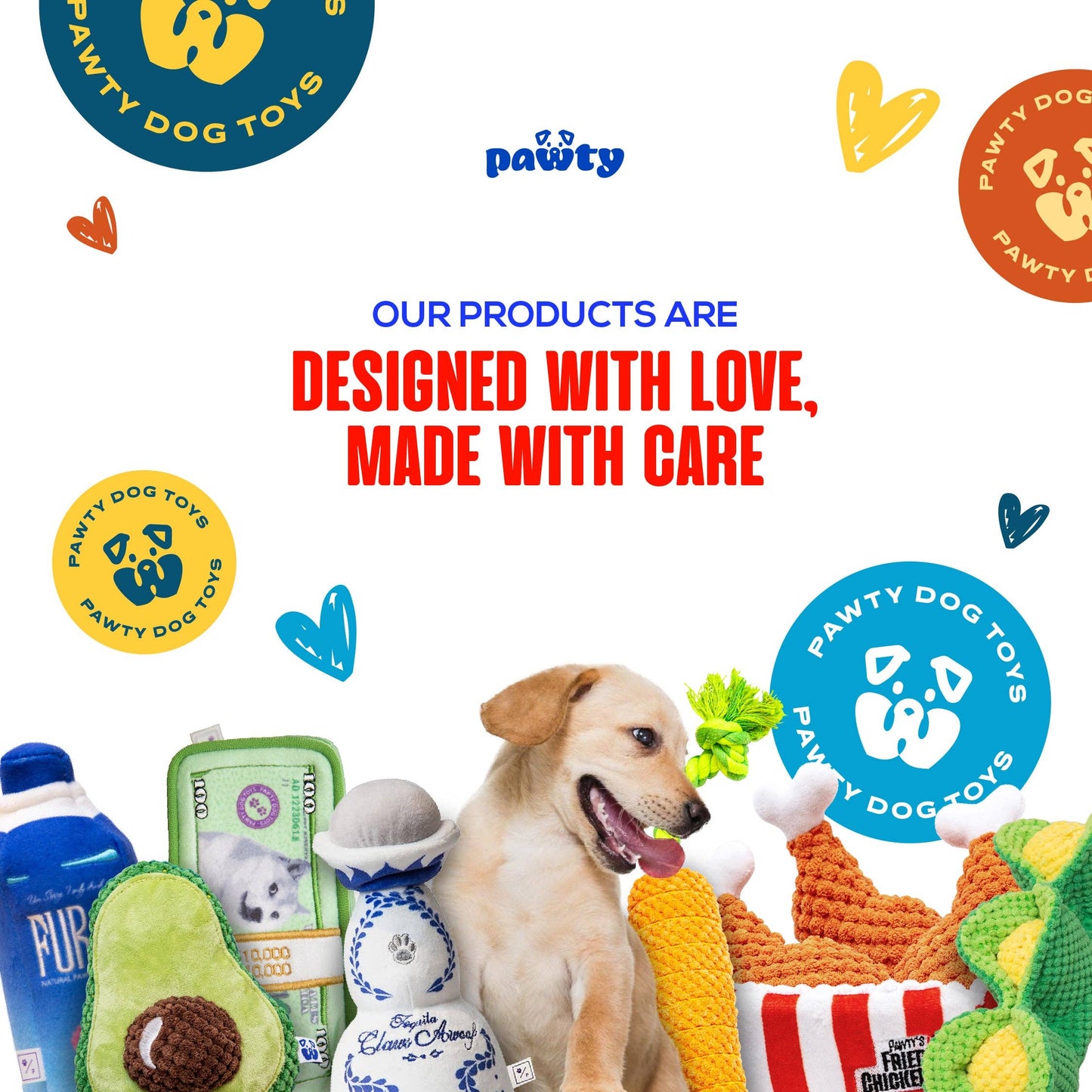 PAWTY Dog Toys - FIREWORKS Image