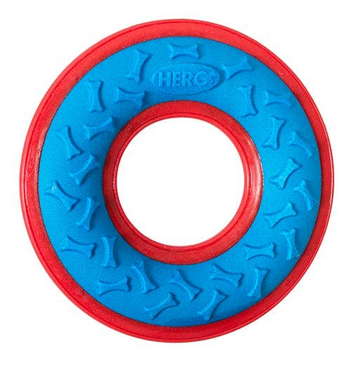 Caitec Inc - Outer Armor Large Ring Dog Toy – HERO Blue Image