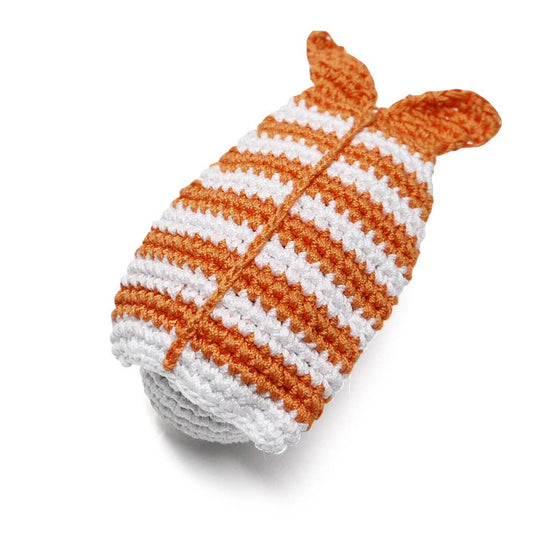 Dogo Pet - Crochet Toy - Shrimp Sushi  Image