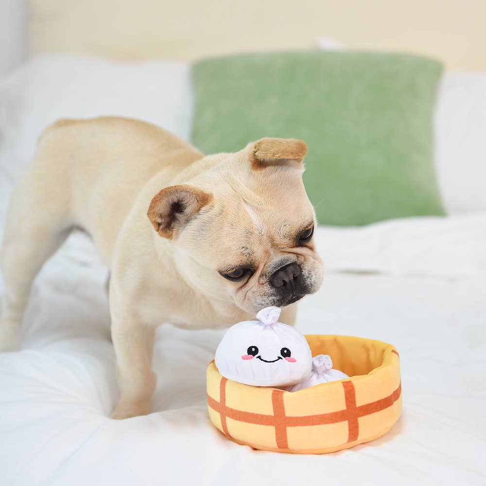Hugsmart Products Inc - HugSmart Pet - Food Party | Soup Dumplings- Interactive Toy Image